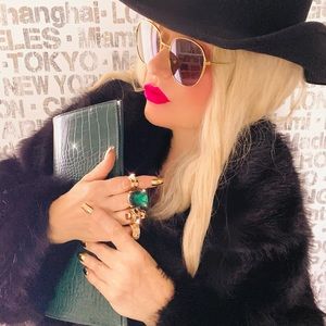 Most exquisite oversized black faux FUR LUXURY LIKE NO OTHER